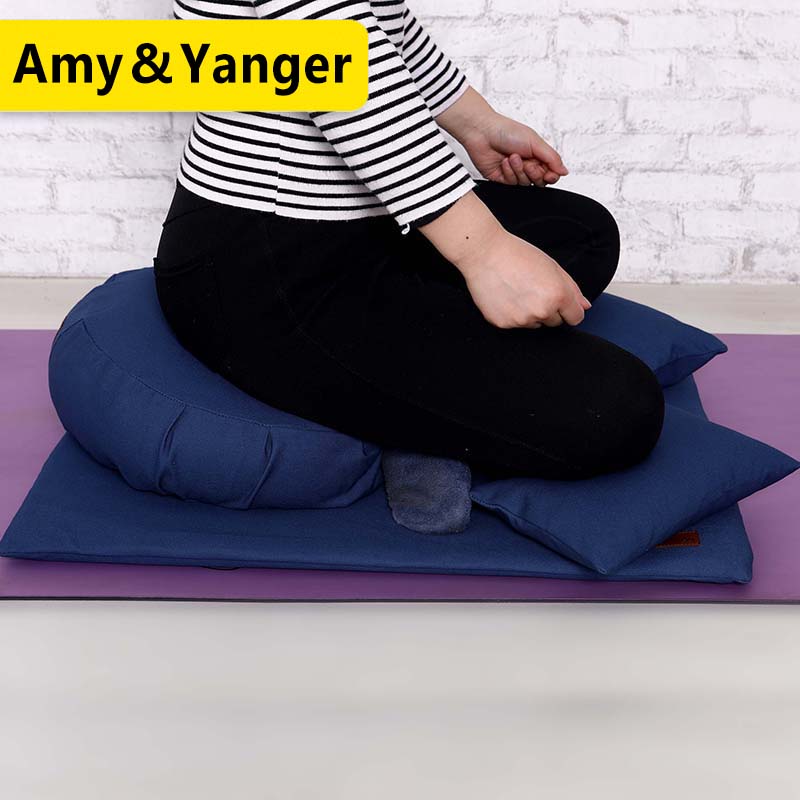 Meditation Cushion Yoga Moon Pillow Meditate Mat and Organic Cotton Polyester Amyoga CN;ZHE