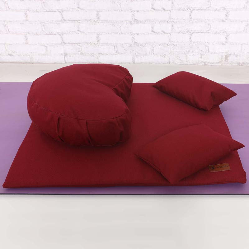 Meditation Cushion Yoga Moon Pillow Meditate Mat and Organic Cotton Polyester Amyoga CN;ZHE