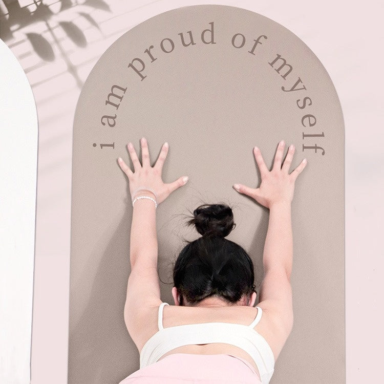 High Quality Eco-Friendly Printed Custom Logo Anti-Slip Sport Yoga Exercise Mat Waterproof PU Natural Rubber Wholesale